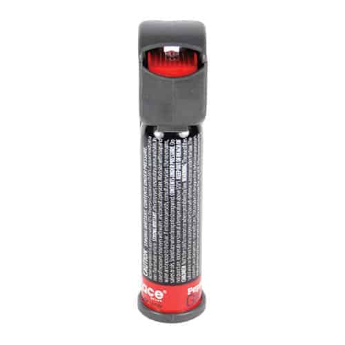 black mace personal pepper spray back view