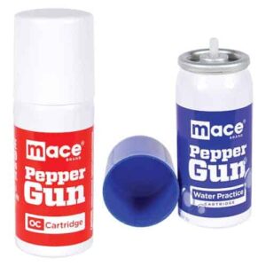 mace pepper gun pepper spray and practice water refill