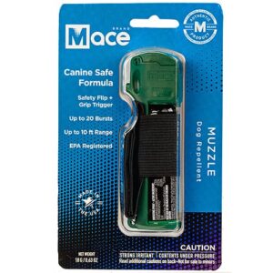 mace dog spray with hand strap in packaging