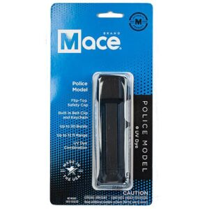 black mace police pepper spray in packaging