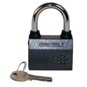 small alarm pad lock with lock