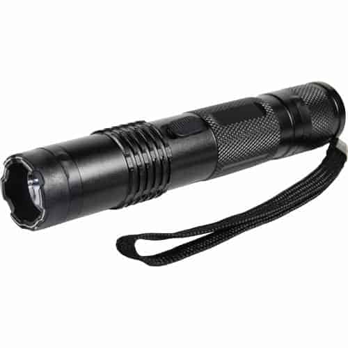 bash light stun gun flashlight with side view