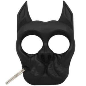 black dog self defense keychain