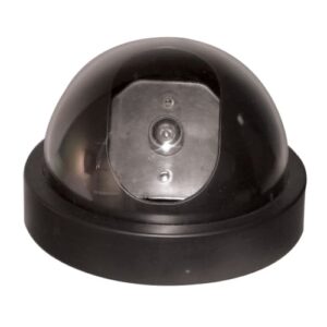 black dummy dome camera front view