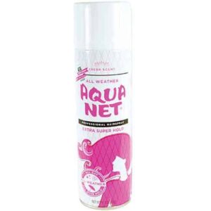aqua net hair spray diversion safe closed