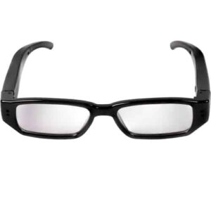 hd eye glasses hidden spy camera open front view