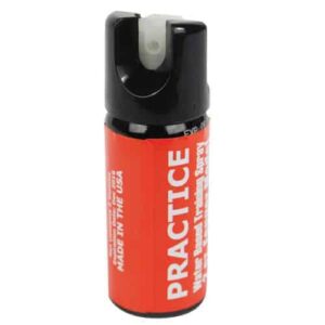 water based training pepper spray red practice