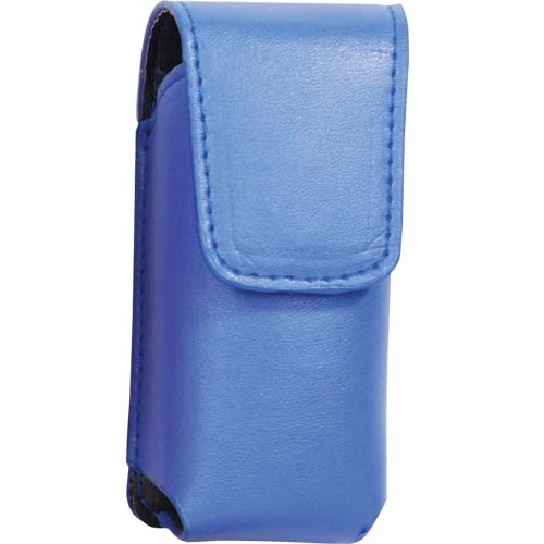 blue pattern holster for runt stun gun front