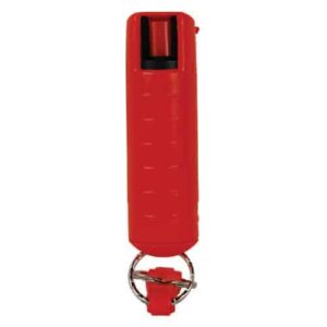 red pepper spray hard case front view