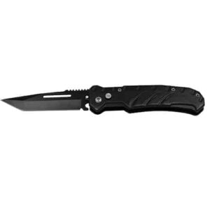 automatic push button knife tanto blade open