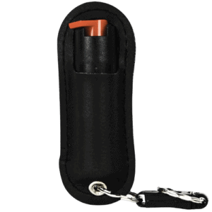 pepper spray with key chain in holster
