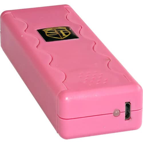 pink alarm stun gun rechargeable stun gun charging port